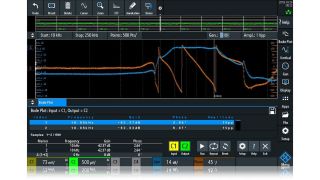 Bode plot Oscilloscope software