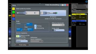 Deembedding oscilloscope software