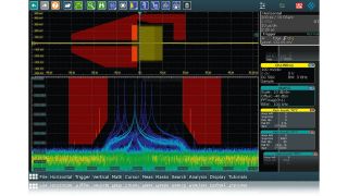 Spectrum analysis oscilloscope software
