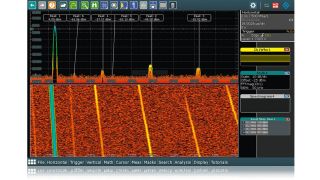 Spectrum analysis oscilloscope software