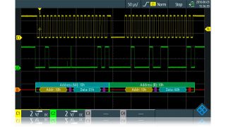 I²C/SPI oscilloscope software