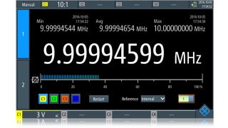 Frequency counter oscilloscope software