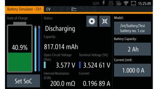 Battery simulation