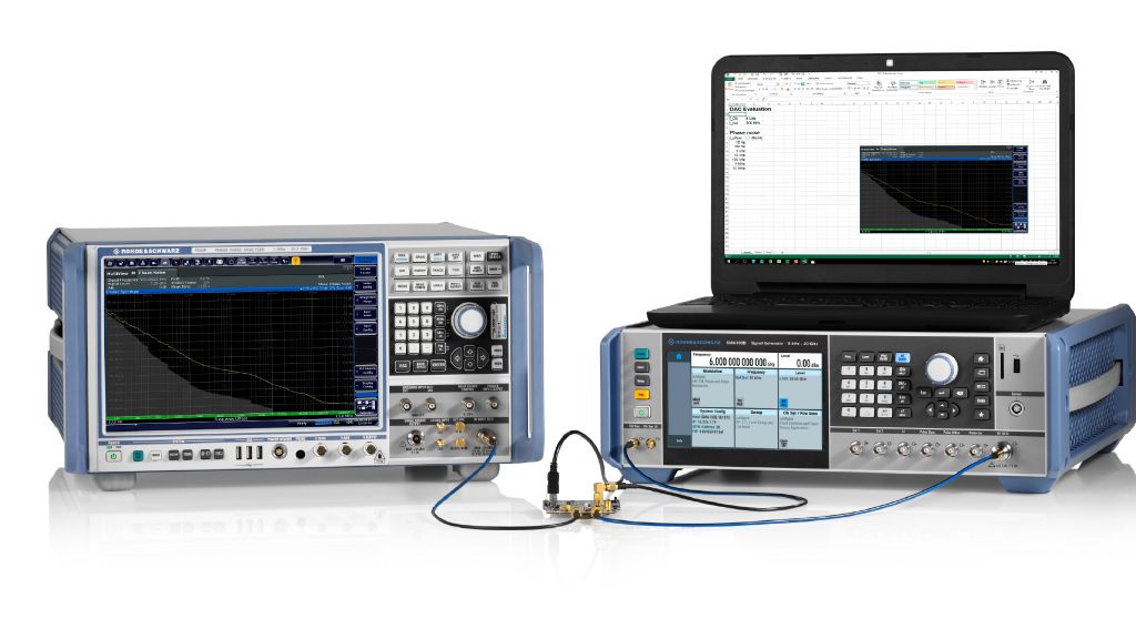 Measuring the phase noise and jitter of the clock source with the R&S®FSWP.
