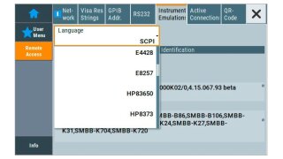R&S®LegacyPro code emulation