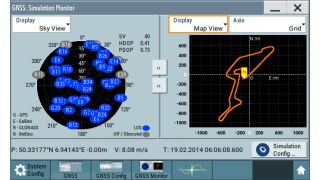 Simulation of a combined GPS/GLONASS/BeiDou/Galileo constellation for a moving GNSS user
