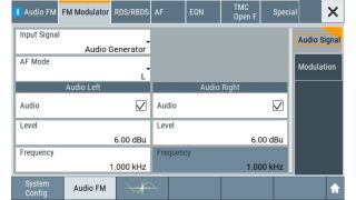 FM signal generation with the R&S®SMCV100B