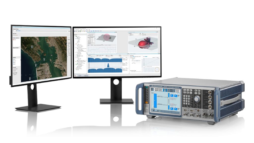 Fig. 1: Generate complex radar scenarios. With the R&S®Pulse Sequencer radar simulation software and the R&S®SMW200A vector signal generator