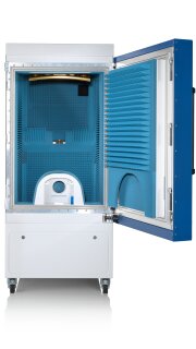 R&S®ATS1800C Compact 3GPP-compliant OTA chamber for 5G NR mmWave signals