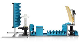 R&S ATS800B benchtop CATR OTA test system is ideal for prototype testing of PAAMs. (Image: Rohde & Schwarz)