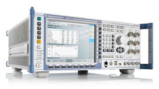 R&S®CMW500 wideband radio communication tester.