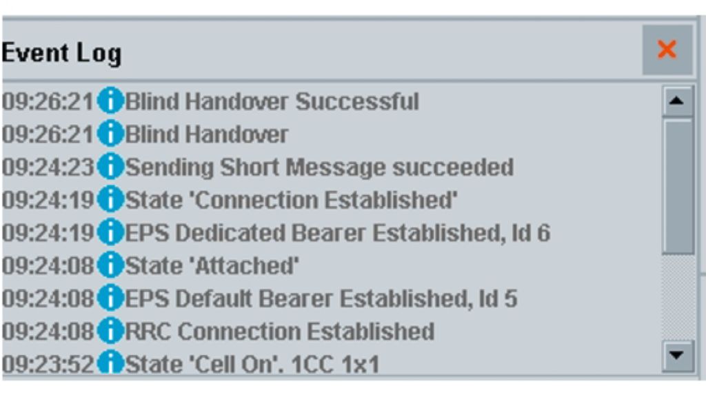 Tracing steps for blind handover.