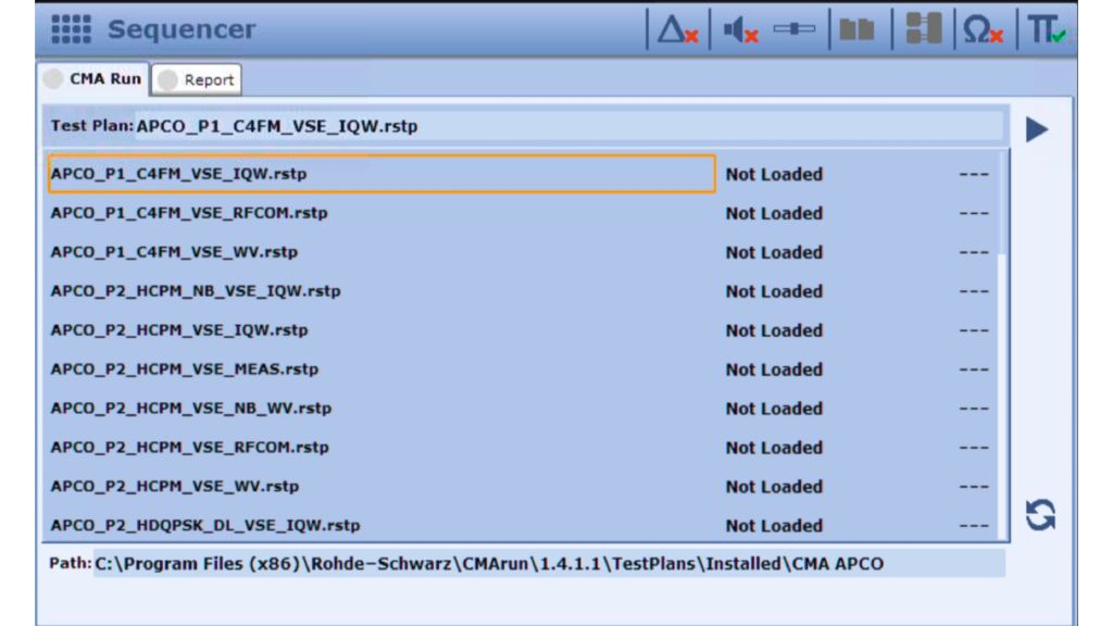 User-defined test cases in R&S®CMArun sequencer