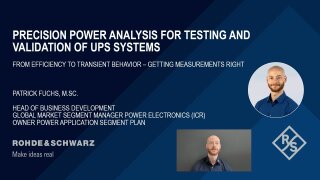  Precision Power Analysis for Testing and Validation of UPS Systems