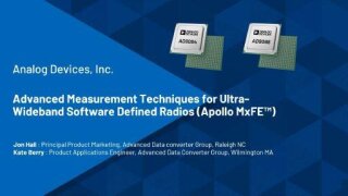 Advanced Measurement Techniques for Ultra-Wideband Software Defined Radios
