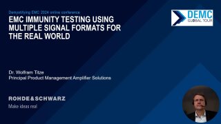 EMC immunity testing using multiple signal formats for the real world