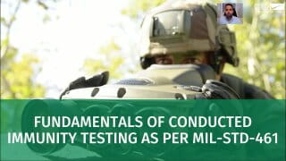 Fundamentals of conducted immunity testing per MIL-STD-461