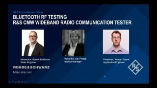 Bluetooth RF Testing with R&S®CMW Wideband Radio Communication Tester