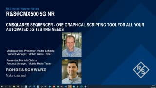 CMsquares Sequencer - ONE Graphical Scripting Tool for All Your Automated 5G Testing Needs