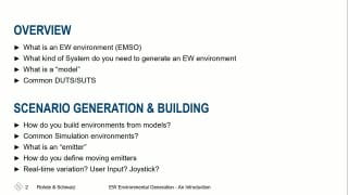 Webinar: EW Environmental Generation Engineering Part 1 - Overview