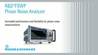Unrivalled phase noise measurement performance with the R&S®FSWP phase noise analyzer