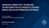 Advancing connectivity: Testing and technologies for electronically steered array (ESA) antennas in satellite and NTN integration