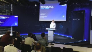 Title graphic of video "Improving signal quality in satellite communication with antenna combining"