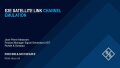E2E satellite link channel emulation