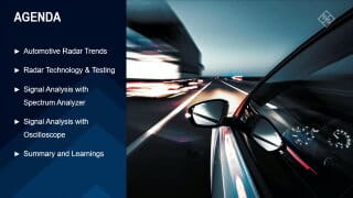 Webinar: Automotive radar signal analysis