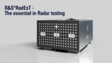 Product video: R&S®RadEsT – The essential in radar testing