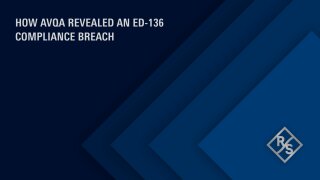 AVQA – Revealing an ED-136 violation