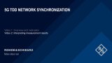 Synchronization of 5G TDD networks - demo