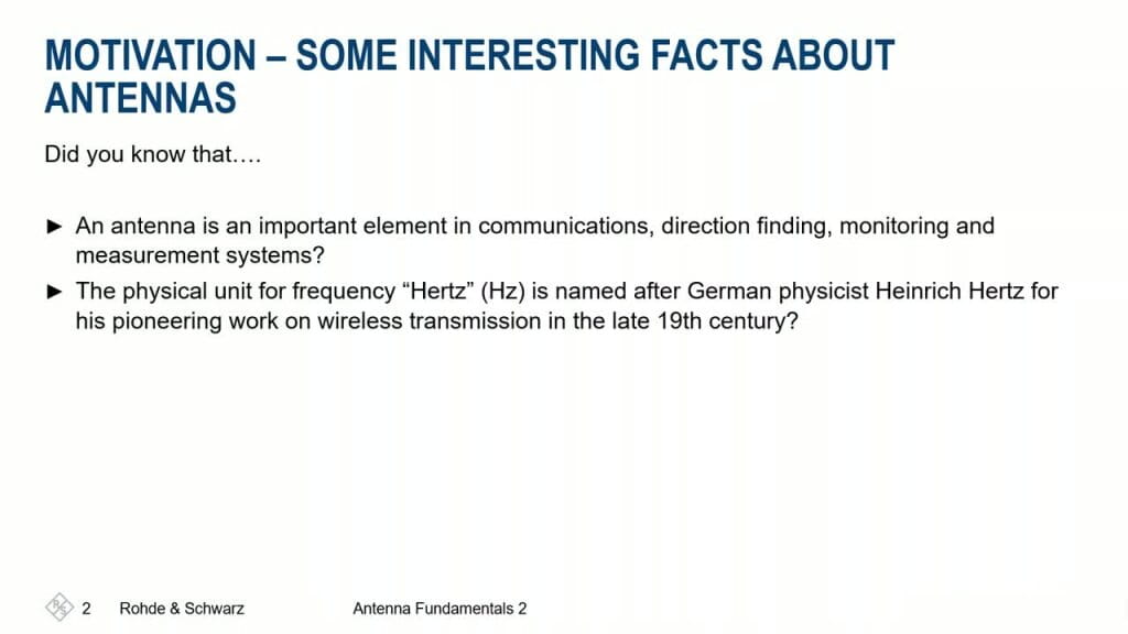 Webcast: Antenna Basics 2