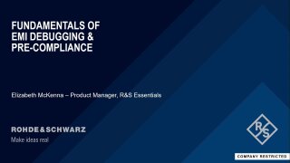 EMI 디버깅, 사전적합성 테스트의 기초!