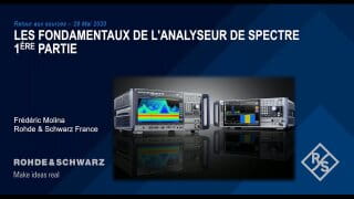 Démystifier l'analyseur de spectre - Partie 1