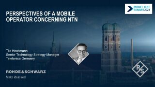 NTN mobile operator perspective 