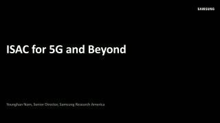 ISAC for 5G and beyond