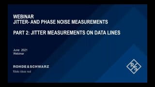 Phasenoise and Advanced Jitter Measurements Part 2