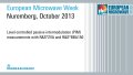 Level-controlled passive intermodulation (PIM) measurements presented at EuMW 2013