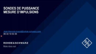 Sondes - Mesures d'impulsions