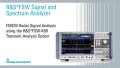 FMCW radar signal analysis using the R&S®FSW-K60 transient analysis option