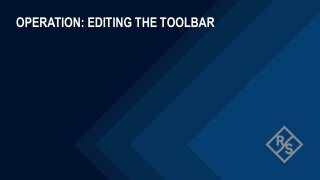 How to use the application info panel on the FSWX
