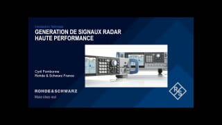 Introduction technique à la génération de signaux analogiques très haute performance pour applications radar