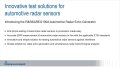 Medição precisa da potência isotrópica radiada equivalente (EIRP) de sensores de radar automotivo, alinhada à RED