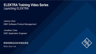 Launching R&S®ELEKTRA