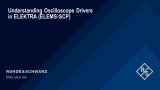 Understanding oscilloscope drivers in ELEKTRA
