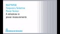 R&S®NRQ6 Frequency Selective Power Sensor