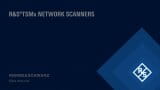 TSMx network scanners