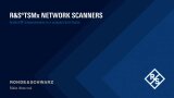 TSMx network scanners