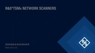 TSMx network scanners